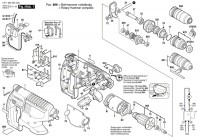Bosch 0 611 262 220 Gbh 24 Vf Cordless Rotary Hammer 24 V / Eu Spare Parts